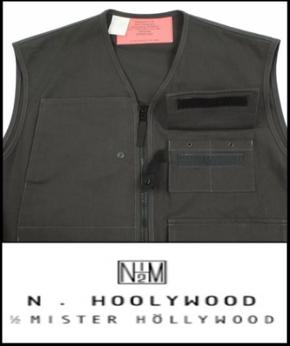 2021 F/W N.HOOLYWOOD SYSTEM HARD CANVAS COTTON VEST [MADE SHOP 100%]