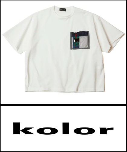 2022 S/S KOLxx PATCHWORK HEAVY COTTON  OVER FIT TEE [MADE SHOP 100%]