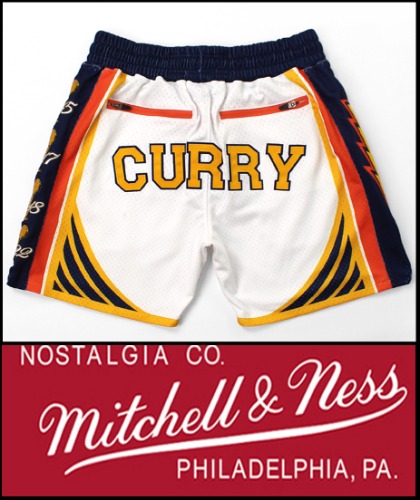 2022 F/W  MITCHELL &amp; NESS X JUST DON - BACK AGAIN- STEPHEN CURRY 2022 CHAMPION M.V.P PACK JERJEY SHORT [International]