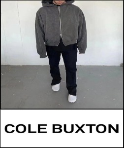 2022 S/S COLE BUXTON HARD WASH VINTAGE HEAVY WEIGHT LONG SWEAT HOODIE ZIP [MADE SHOP H.K]