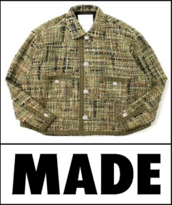 2022 F/W READYxxxx SHEEP WOOL TWEED HEAVY OVER-FIT JACKET   [MADE SHOP]