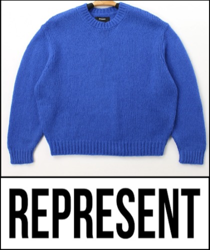 2022 F/W REPRESENT DPF -MOHAIR KNIT- CROPPED WIDE FIT [International]
