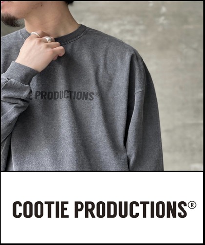 2023 F/W COOTIE PRODUCTIONS JAPAN -LONE WASH- OVER FIT MTM SLEEVE [International]