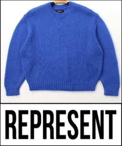 2022 F/W REPRESENT DPF -MOHAIR KNIT- CROPPED WIDE FIT [International]