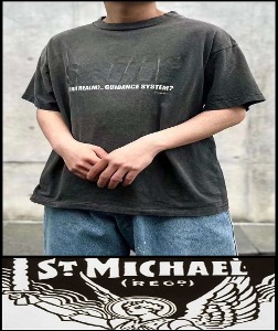 2023 S/S SAINT MICHAEL HEAVY COTTON DIRTY -NOL AGER - TEE [MADE SHOP]